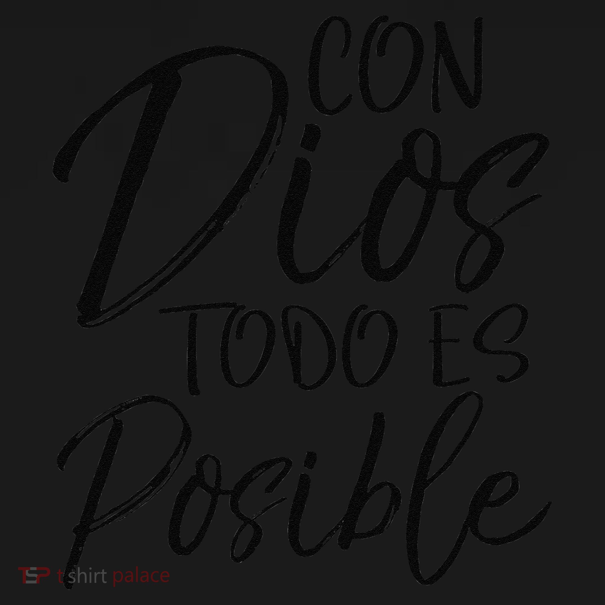 Con Dios Todo Es Posible Spanish Espanol Christian Women's Hoodie