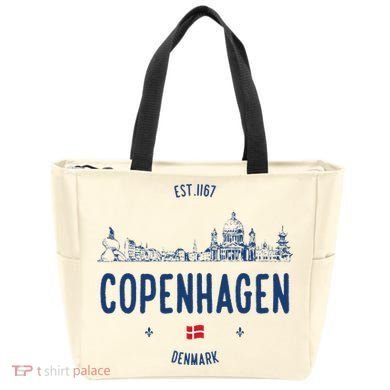 Copenhagen Denmark Travel Tote Bag