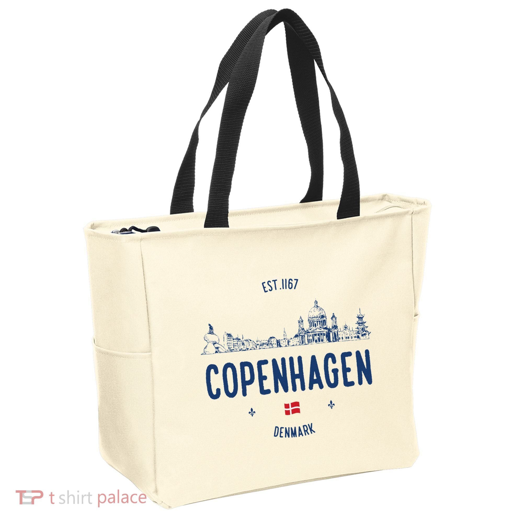Copenhagen Denmark Travel Tote Bag