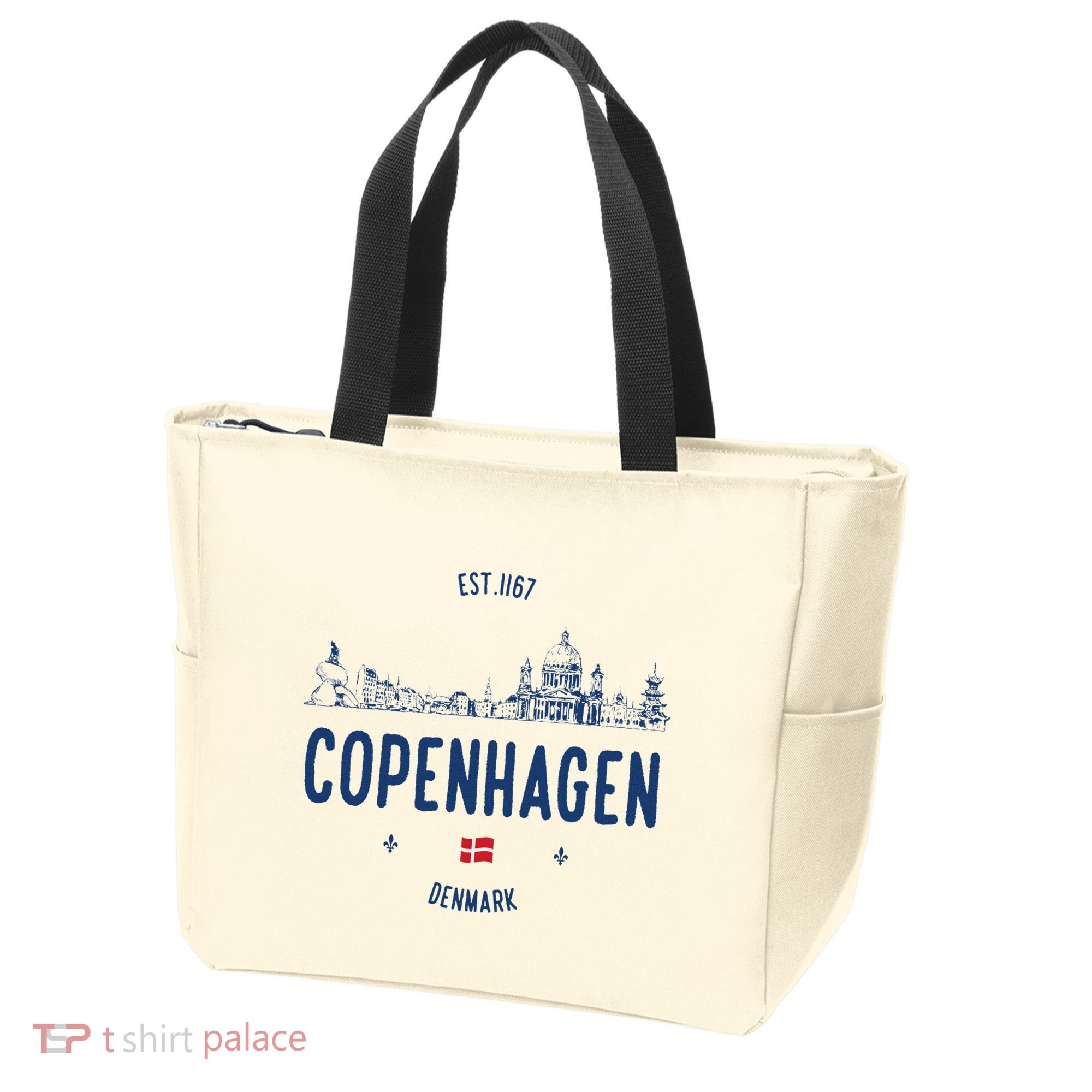 Copenhagen Denmark Travel Tote Bag