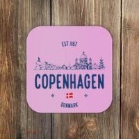 Copenhagen Denmark Travel Coaster thumb 0