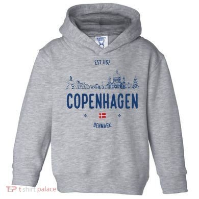 Copenhagen Denmark Travel Toddler Hoodie