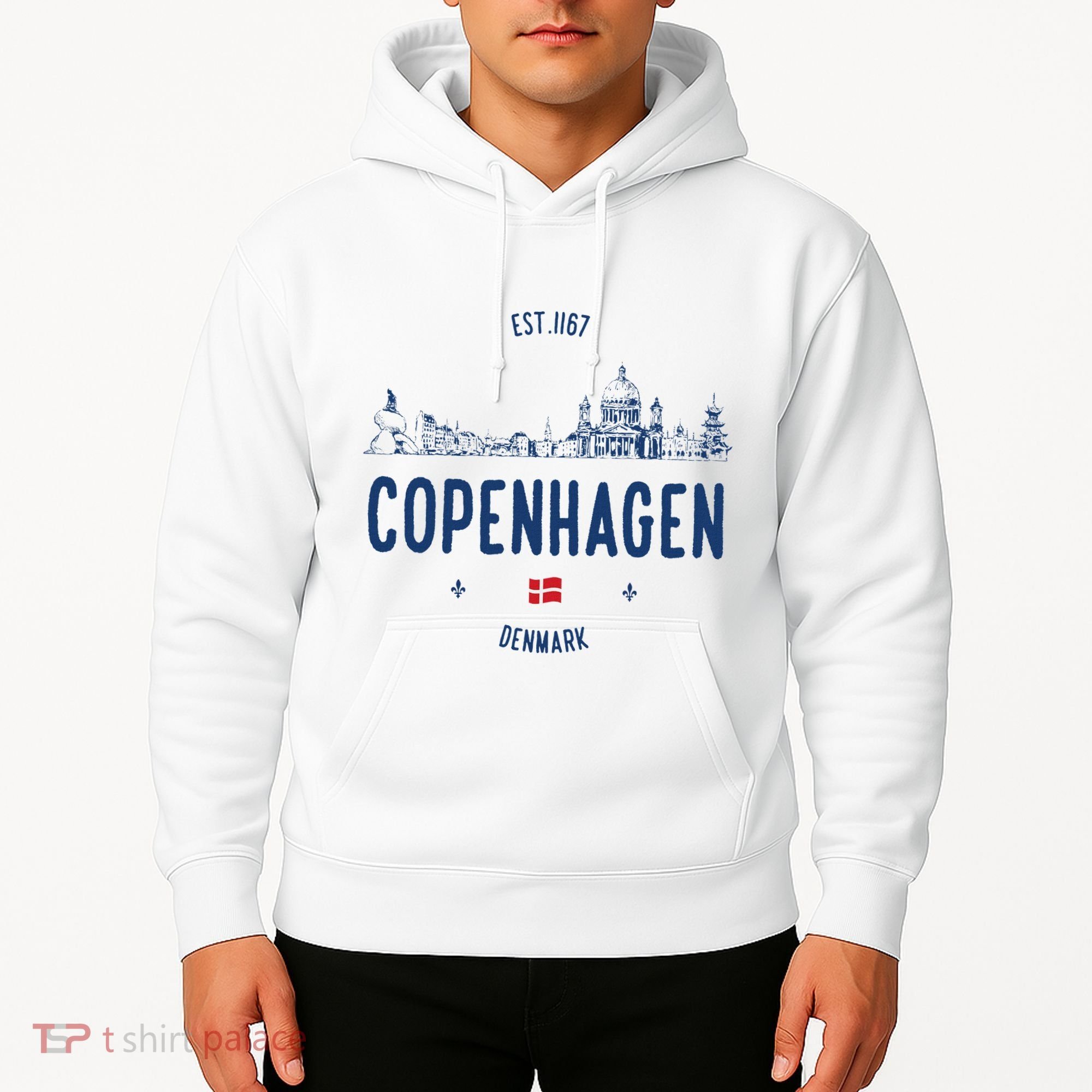 Copenhagen Denmark Travel Hoodie