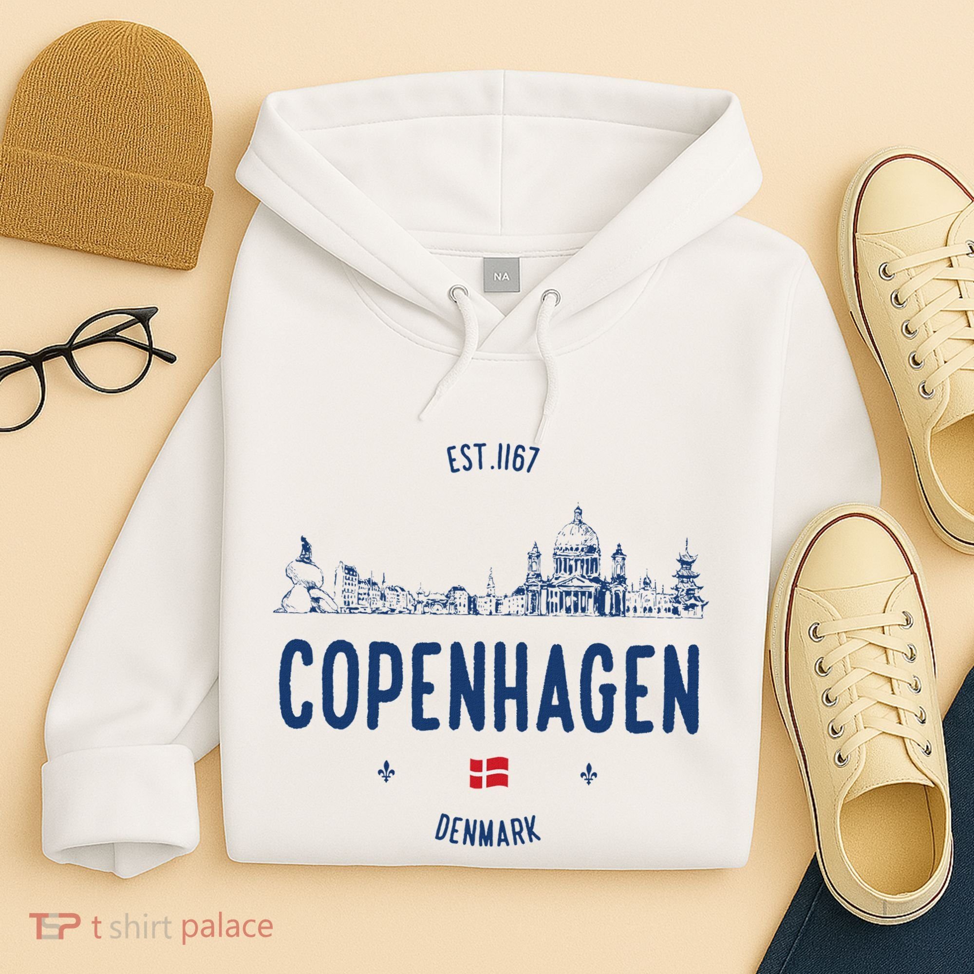 Copenhagen Denmark Travel Hoodie