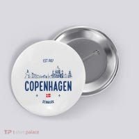 Copenhagen Denmark Travel Button thumb 0