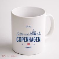 Copenhagen Denmark Travel Coffee Mug thumb 1