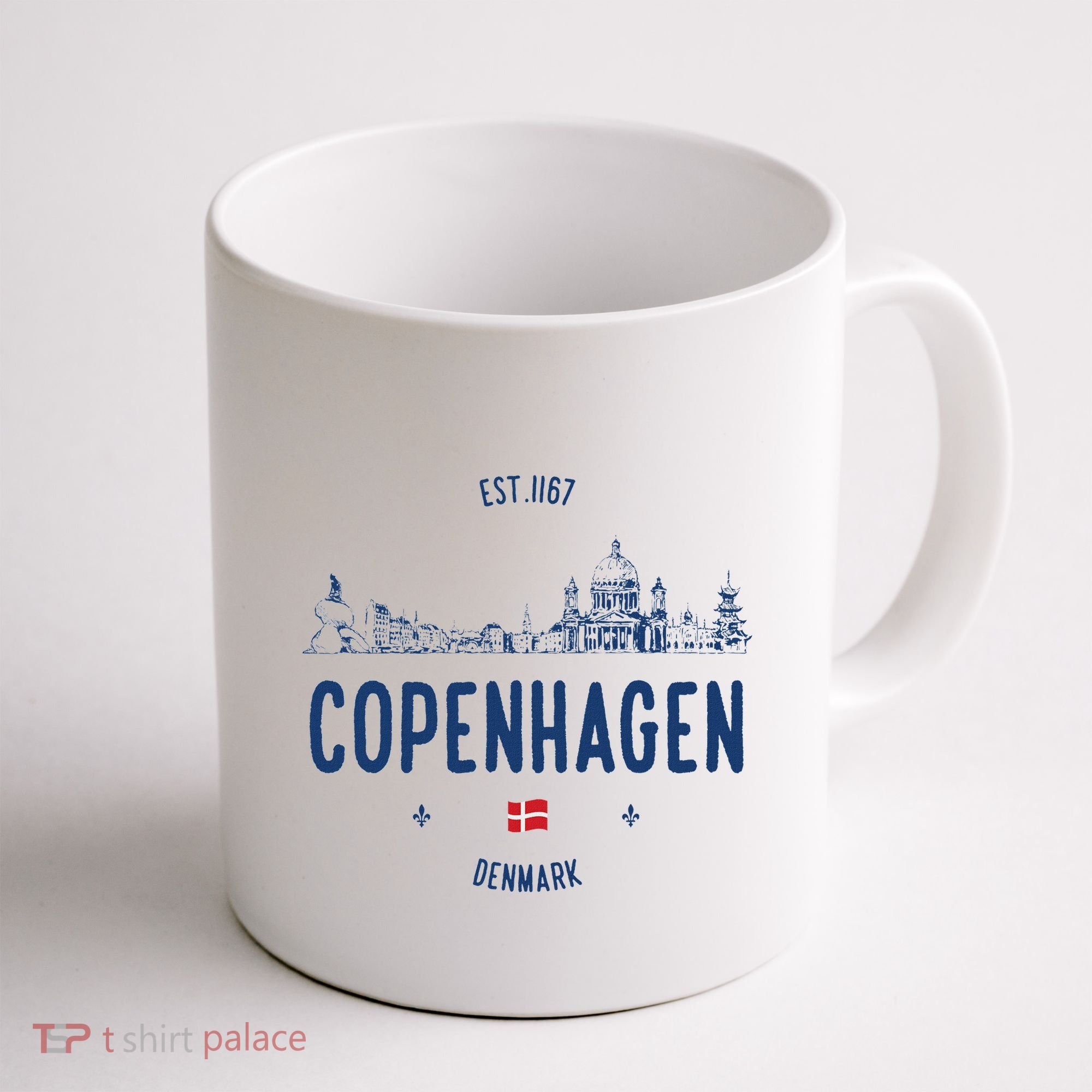 Copenhagen Denmark Travel Coffee Mug