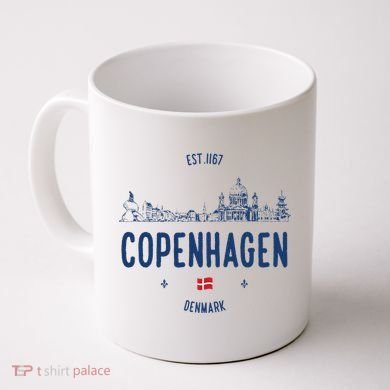 Copenhagen Denmark Travel Coffee Mug