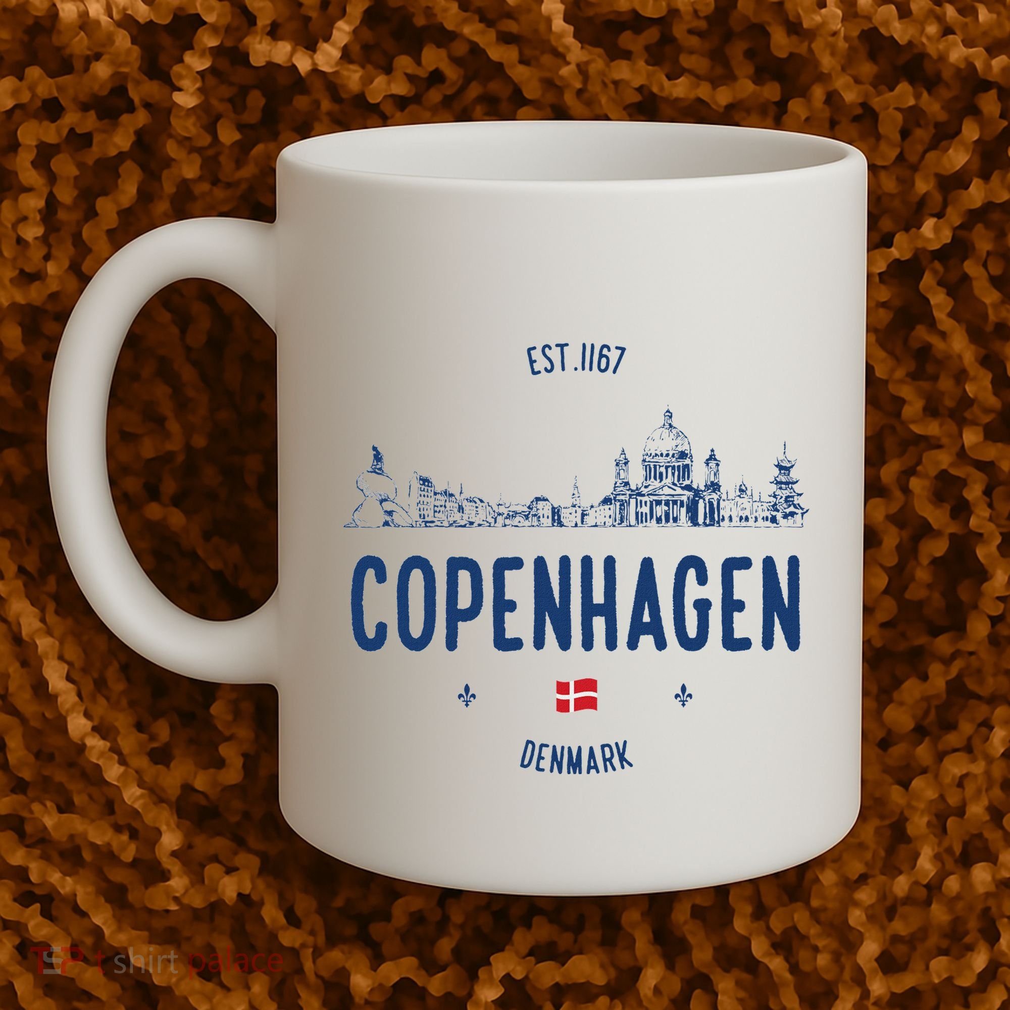 Copenhagen Denmark Travel Coffee Mug