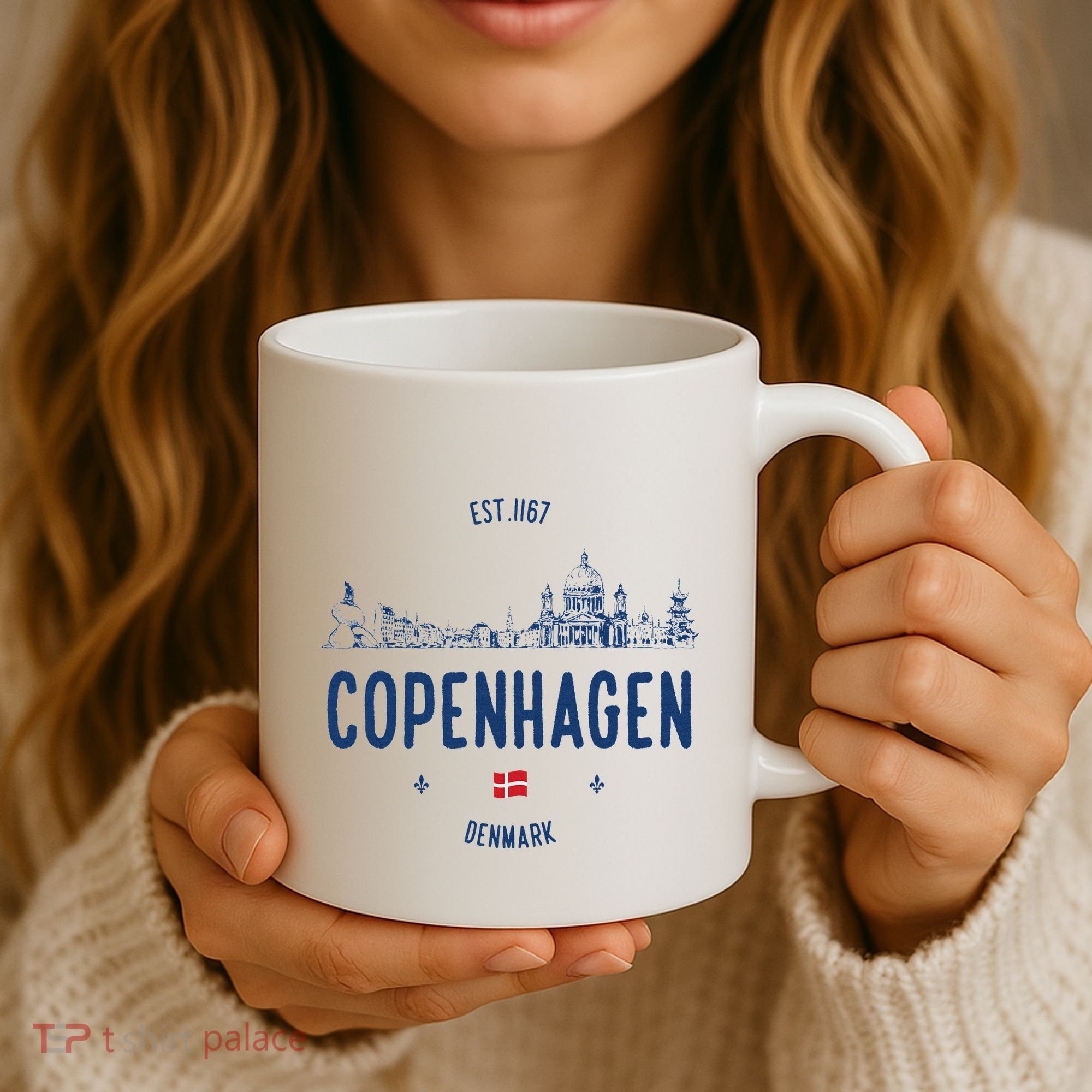 Copenhagen Denmark Travel Coffee Mug