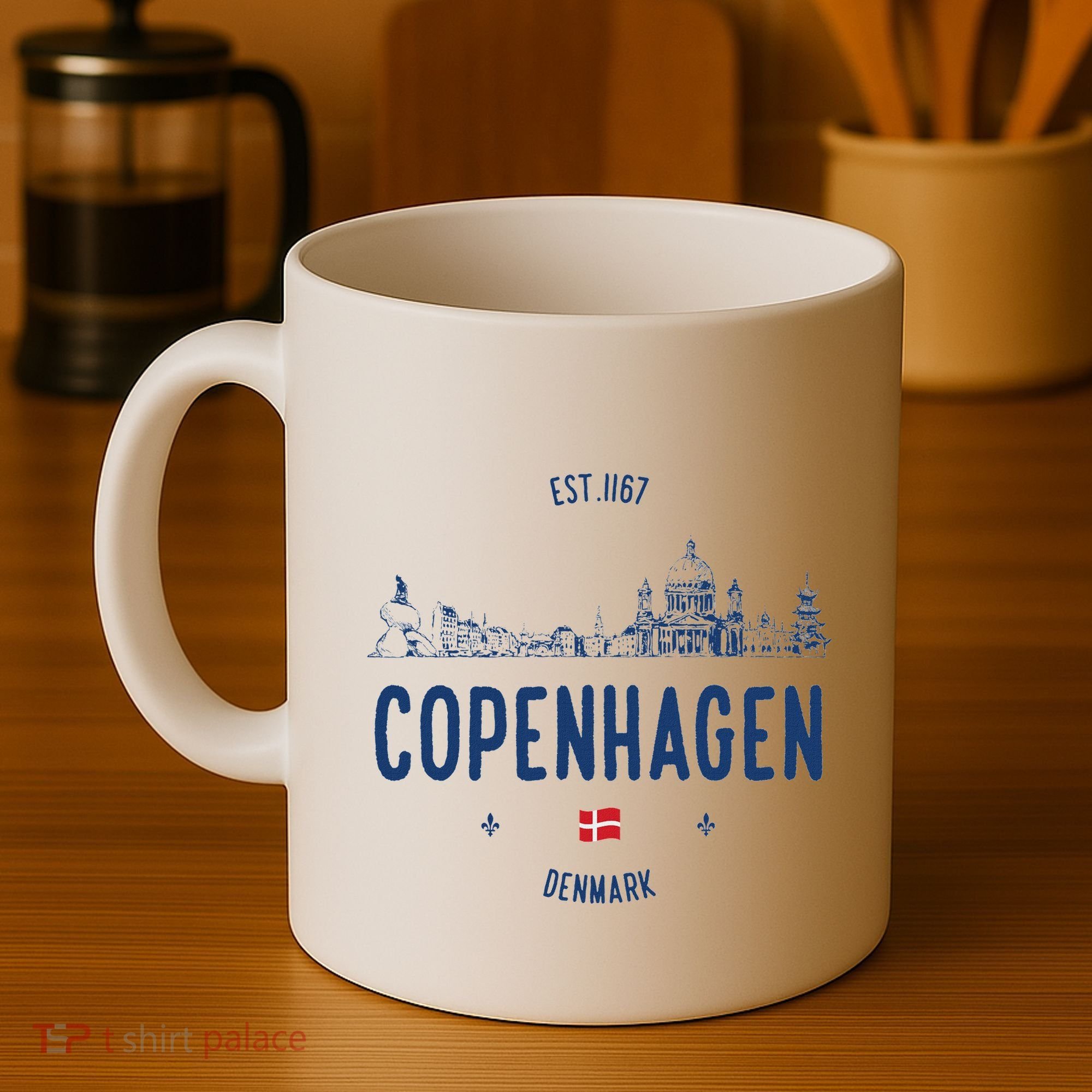 Copenhagen Denmark Travel Coffee Mug
