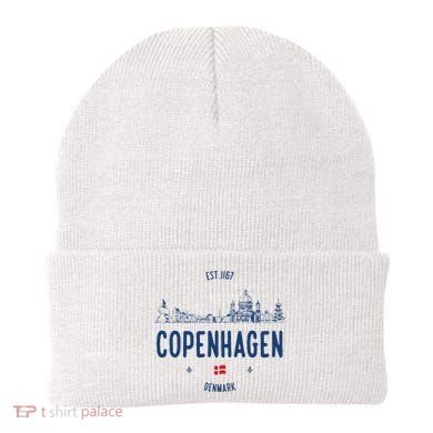 Copenhagen Denmark Travel Beanie