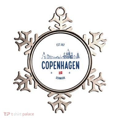 Copenhagen Denmark Travel Ornament