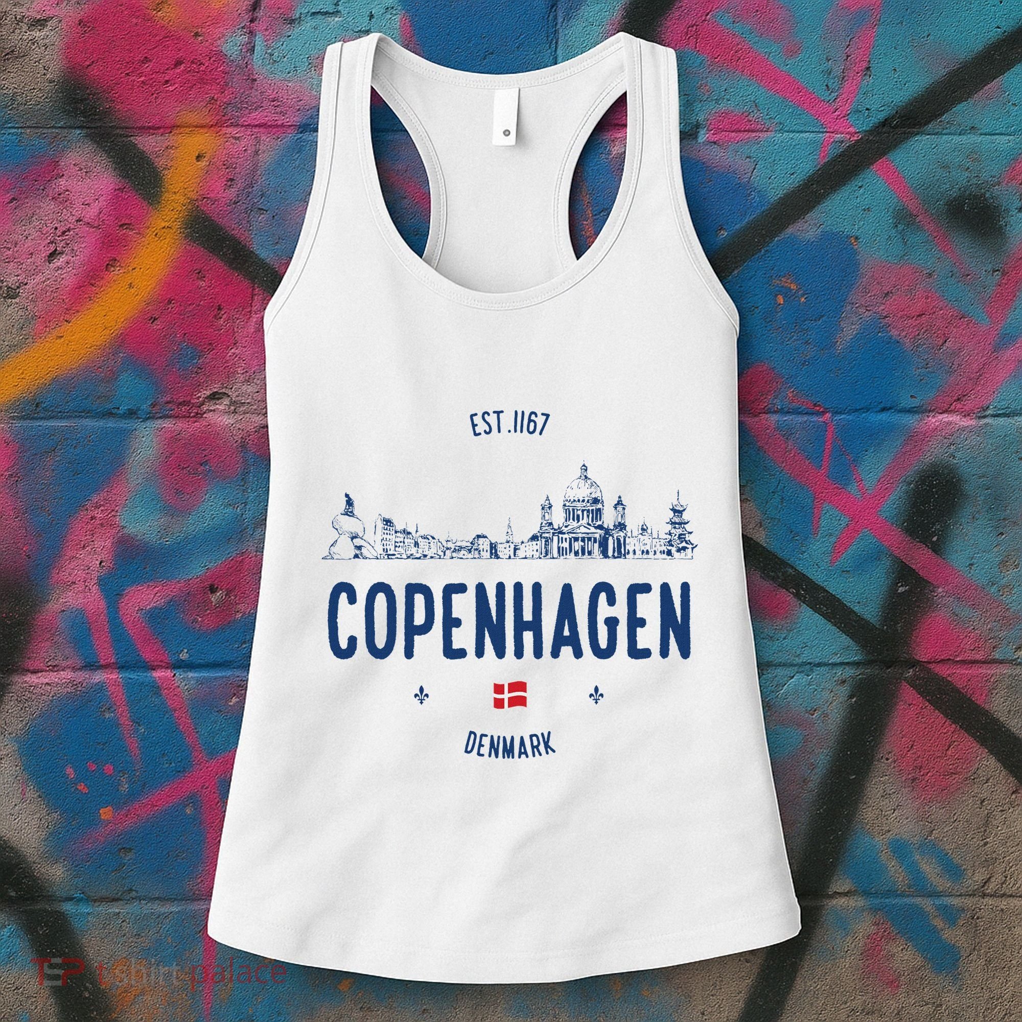 Copenhagen Denmark Travel Women's Tank Top