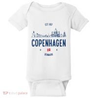 Copenhagen Denmark Travel Baby Bodysuit thumb 0