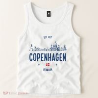 Copenhagen Denmark Travel Tank Top thumb 2
