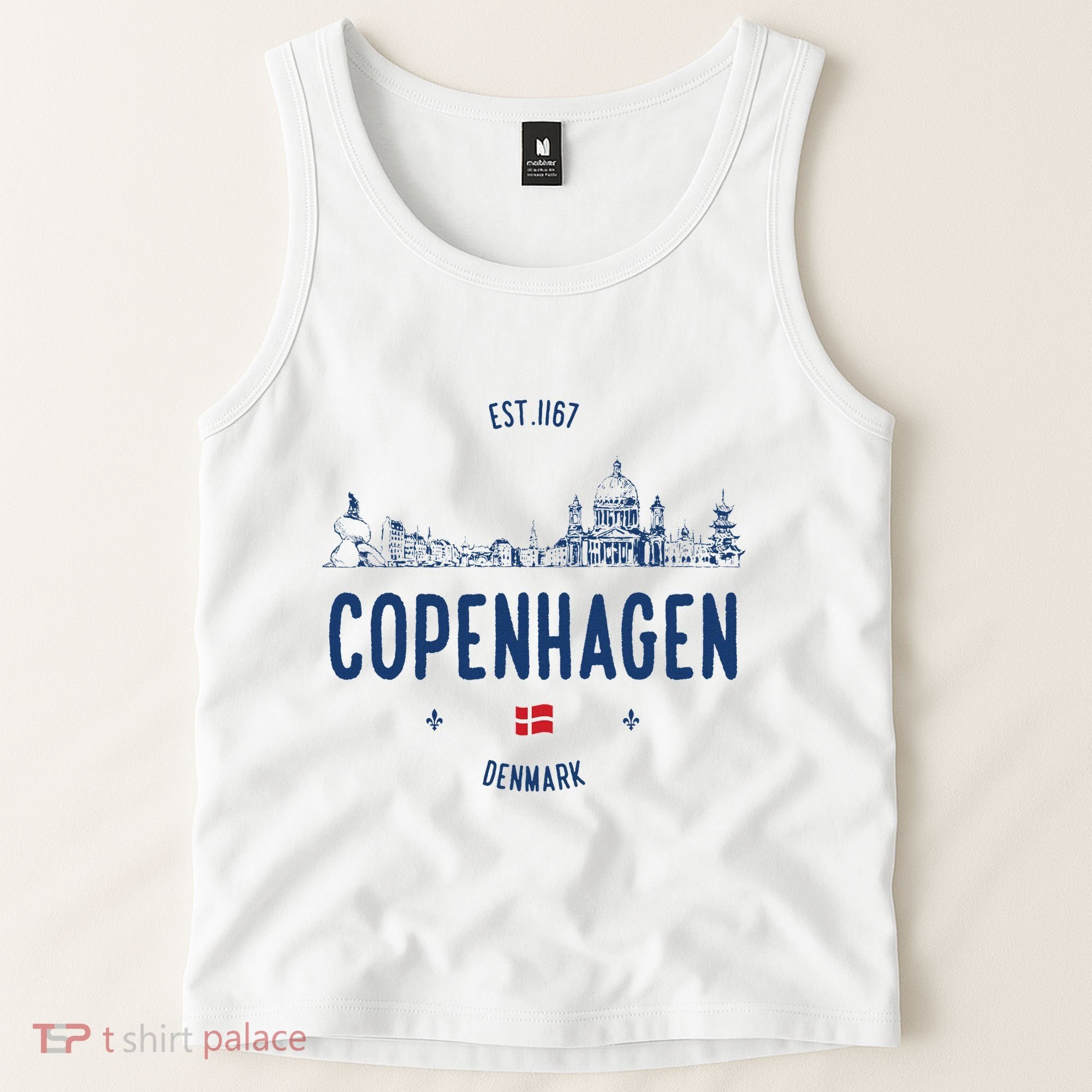 Copenhagen Denmark Travel Tank Top