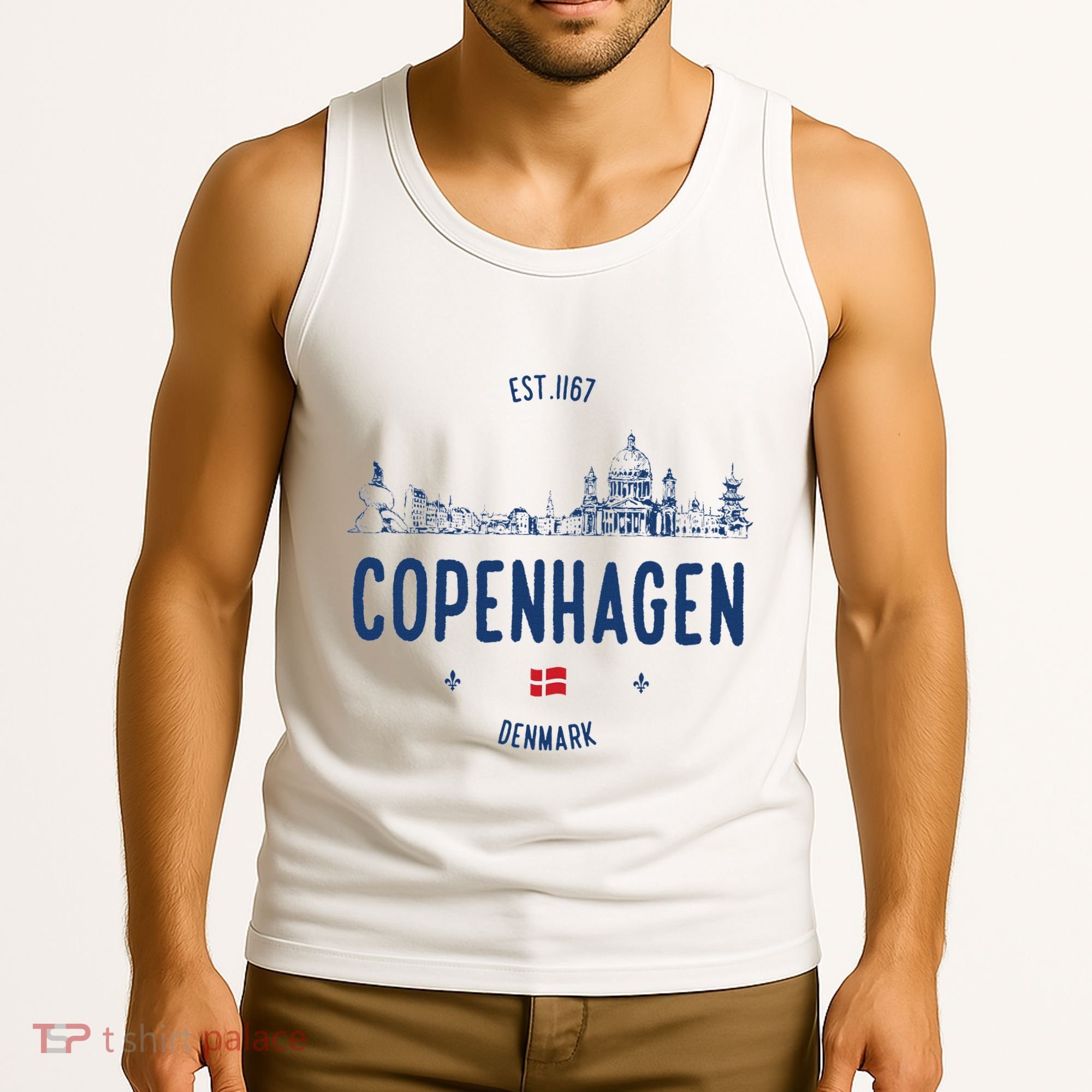 Copenhagen Denmark Travel Tank Top