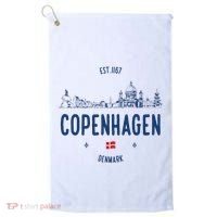 Copenhagen Denmark Travel Golf Towel thumb 0