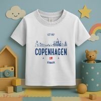 Copenhagen Denmark Travel Toddler T-Shirt thumb 3