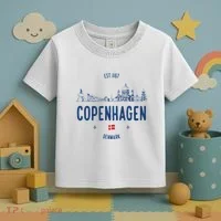 Copenhagen Denmark Travel Toddler T-Shirt thumb 3