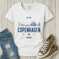 Copenhagen Denmark Travel Women's T-Shirt thumb 3
