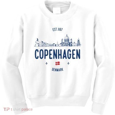 Copenhagen Denmark Travel Kids Sweatshirt