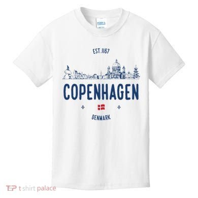 Copenhagen Denmark Travel Kids T-Shirt