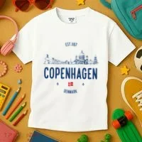 Copenhagen Denmark Travel Kids T-Shirt thumb 3