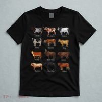 Cattle Drawings Types Of Cows T-Shirt thumb 5