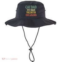Cat Dad The The Myth The Legend Great Gift FatherS Day Gift Bucket Hat thumb 0