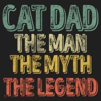 Cat Dad The The Myth The Legend Great Gift FatherS Day Gift Hat thumb 2