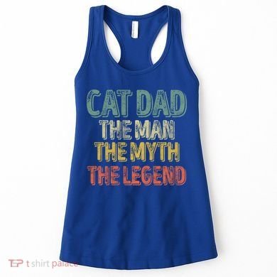 Cat Dad The The Myth The Legend Great Gift FatherS Day Gift Women's Tank Top