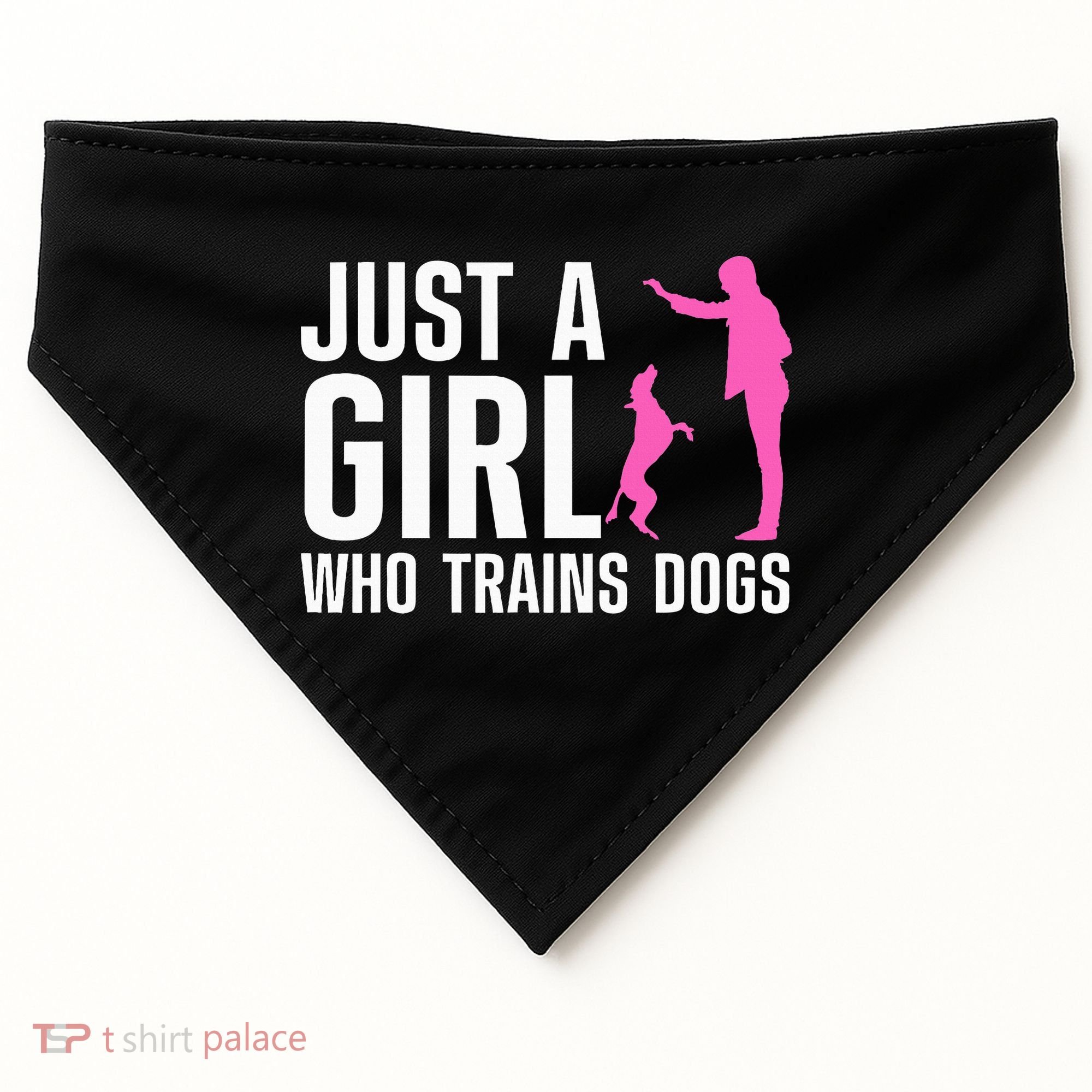 Cute Dog Trainer For Training Dog Lover Owner USA-Made Doggie Bandana