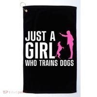 Cute Dog Trainer For Training Dog Lover Owner Golf Towel thumb 0