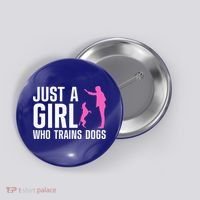 Cute Dog Trainer For Training Dog Lover Owner Button thumb 0