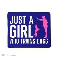 Cute Dog Trainer For Training Dog Lover Owner Mousepad thumb 0