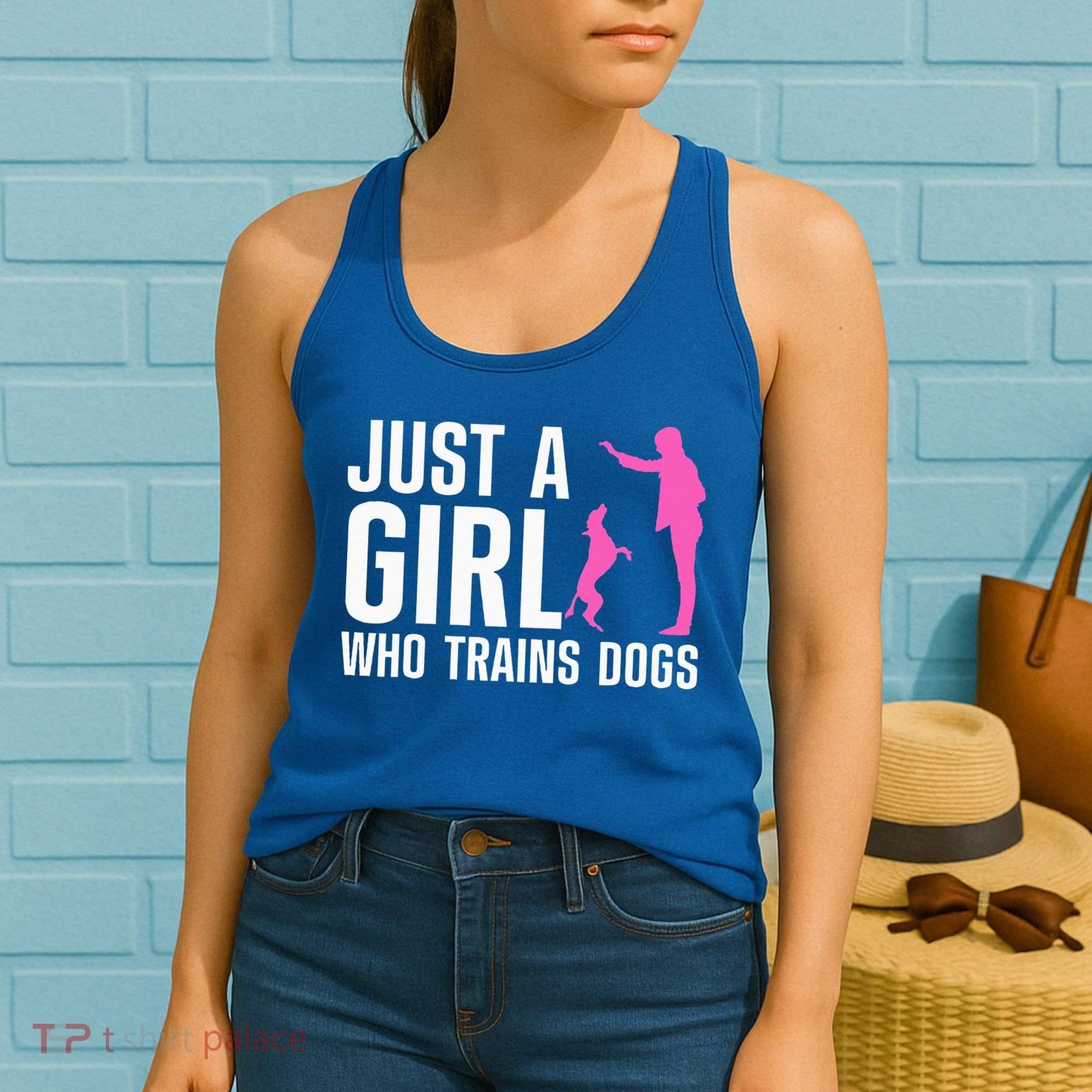 Cute Dog Trainer For Training Dog Lover Owner Women's Tank Top