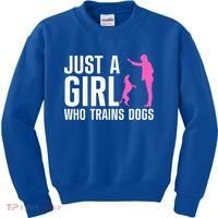Cute Dog Trainer For Training Dog Lover Owner Kids Sweatshirt thumb 0