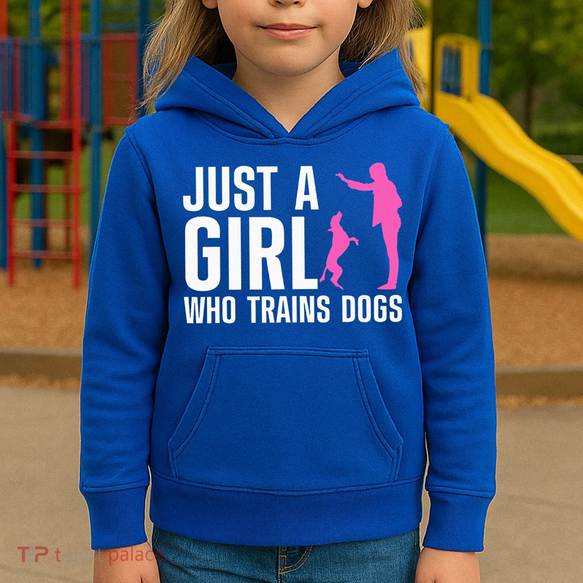 Cute Dog Trainer For Training Dog Lover Owner Kids Hoodie