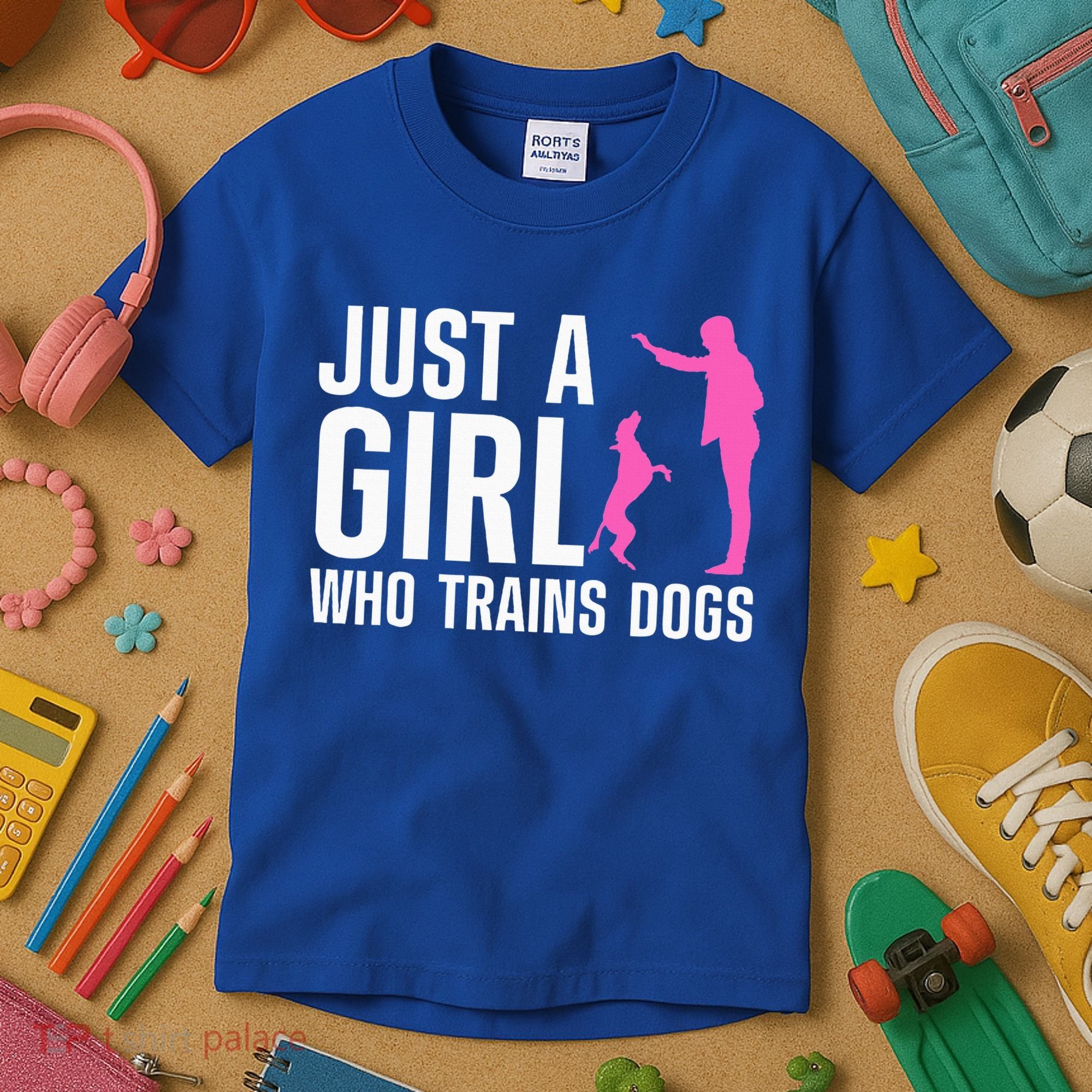 Cute Dog Trainer For Training Dog Lover Owner Kids T-Shirt