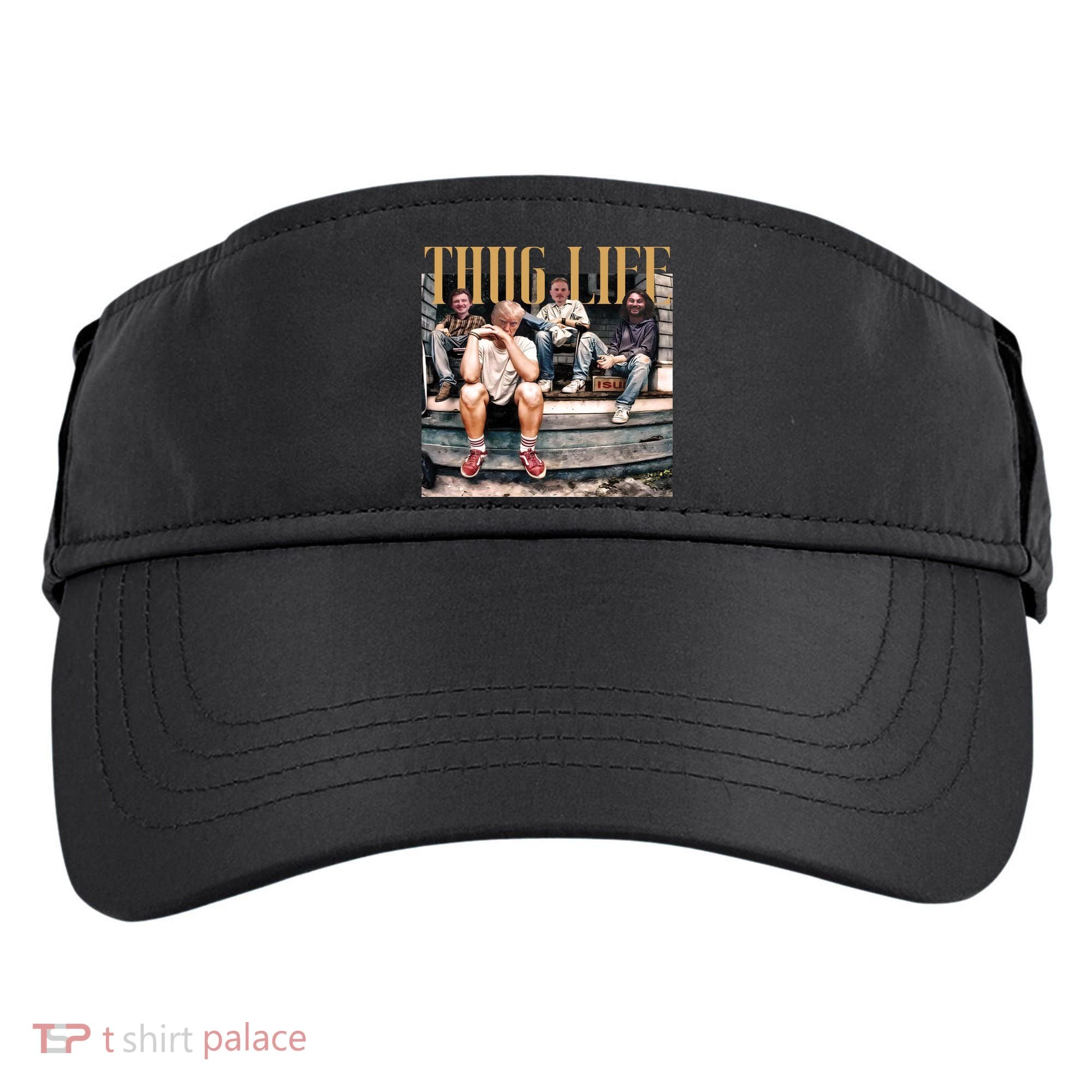 Cool Donald Trump Thug Life Adult Drive Performance Visor