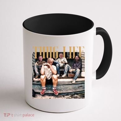 Cool Donald Trump Thug Life Coffee Mug back