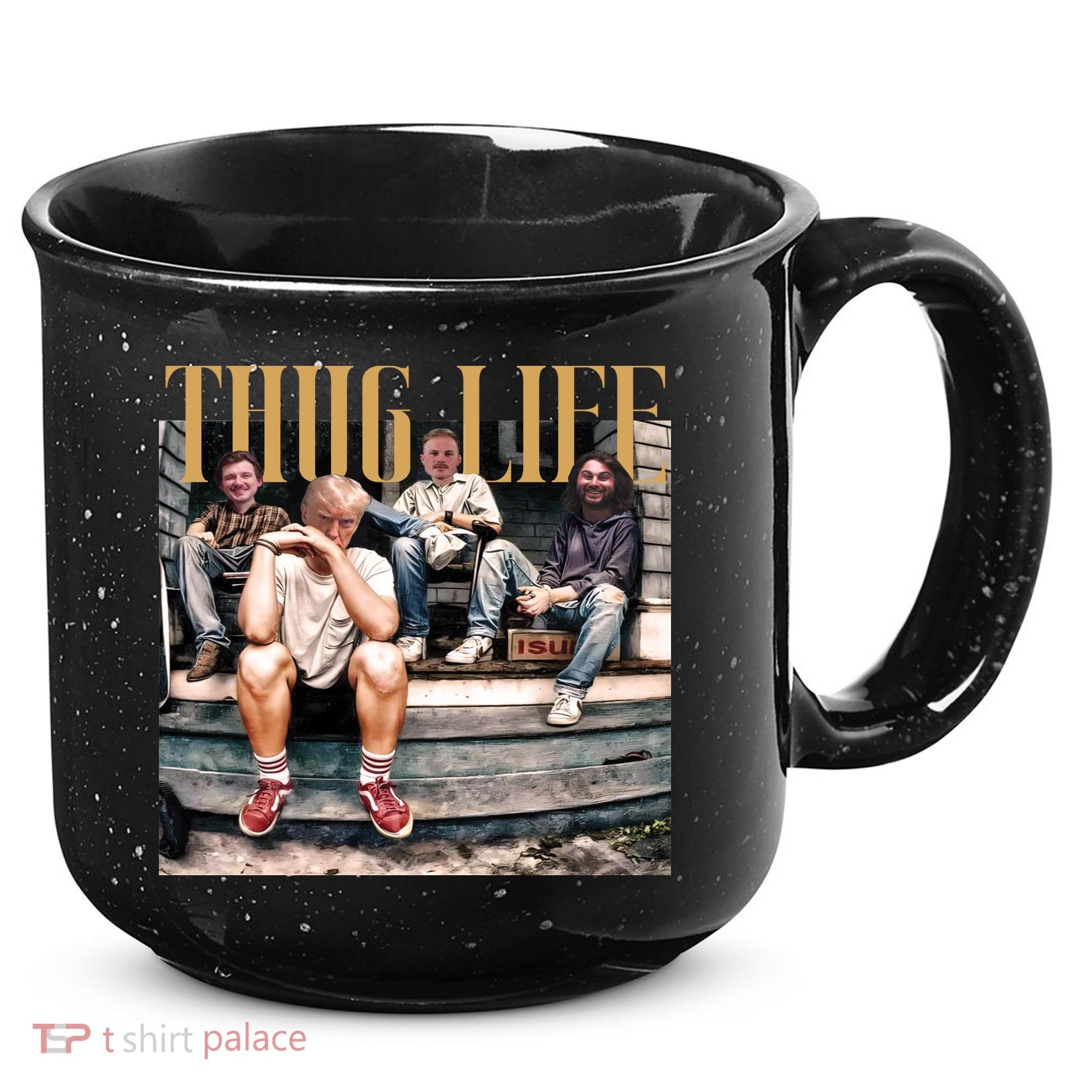 Cool Donald Trump Thug Life 15oz Campfire Ceramic Mug