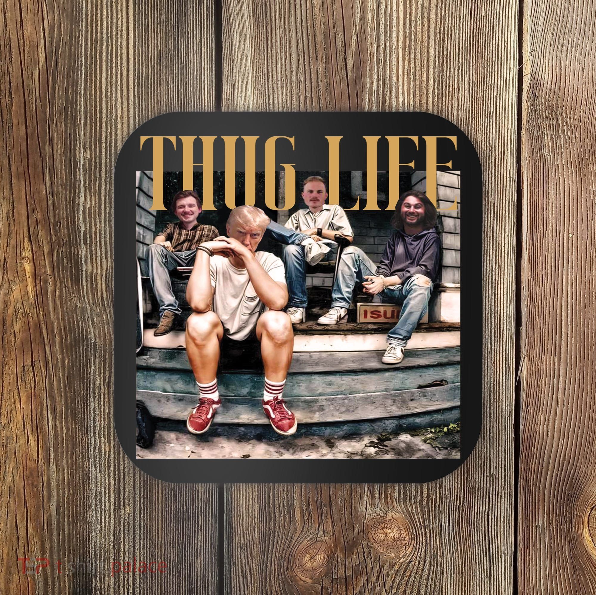 Cool Donald Trump Thug Life Coaster