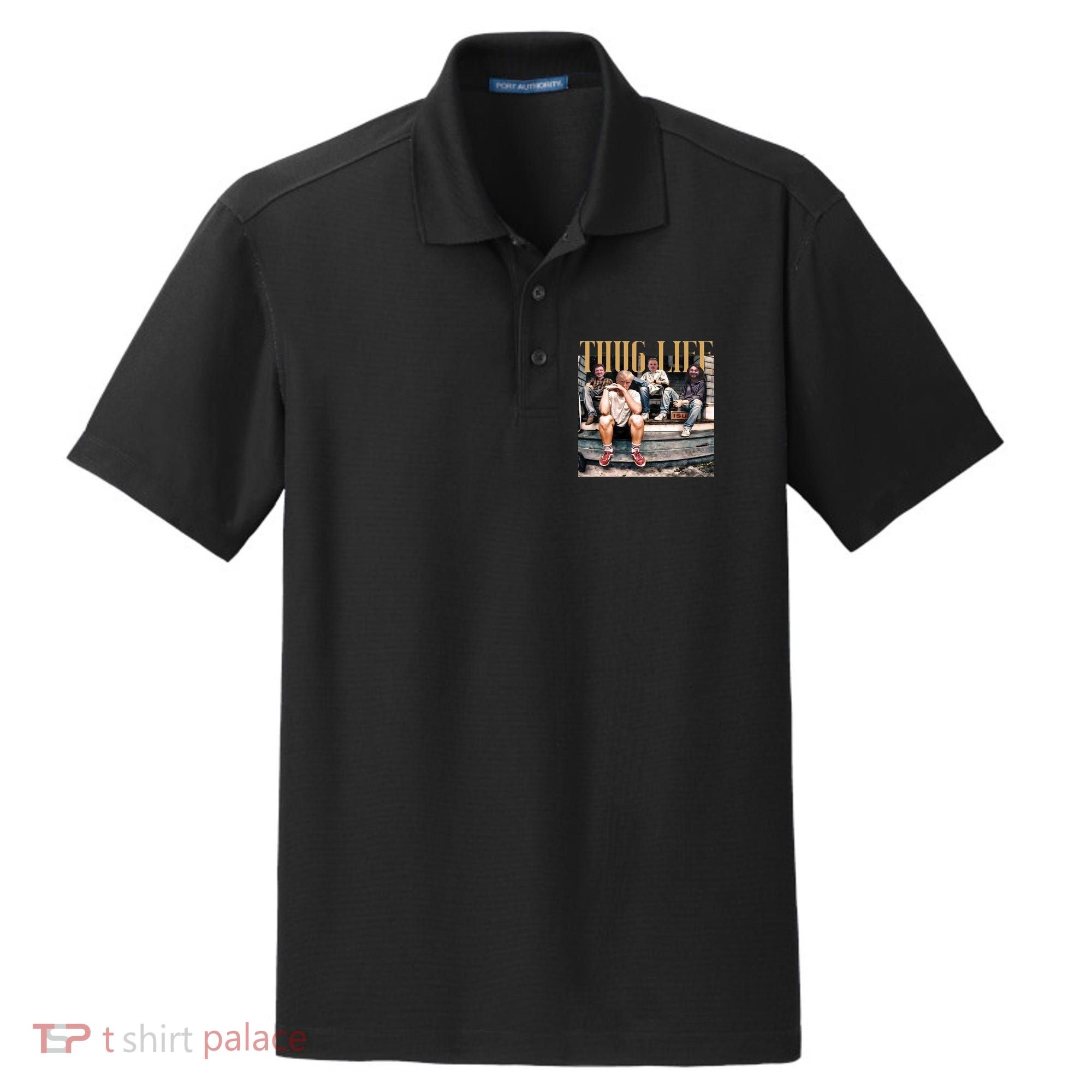 Cool Donald Trump Thug Life Dry Zone Grid Polo