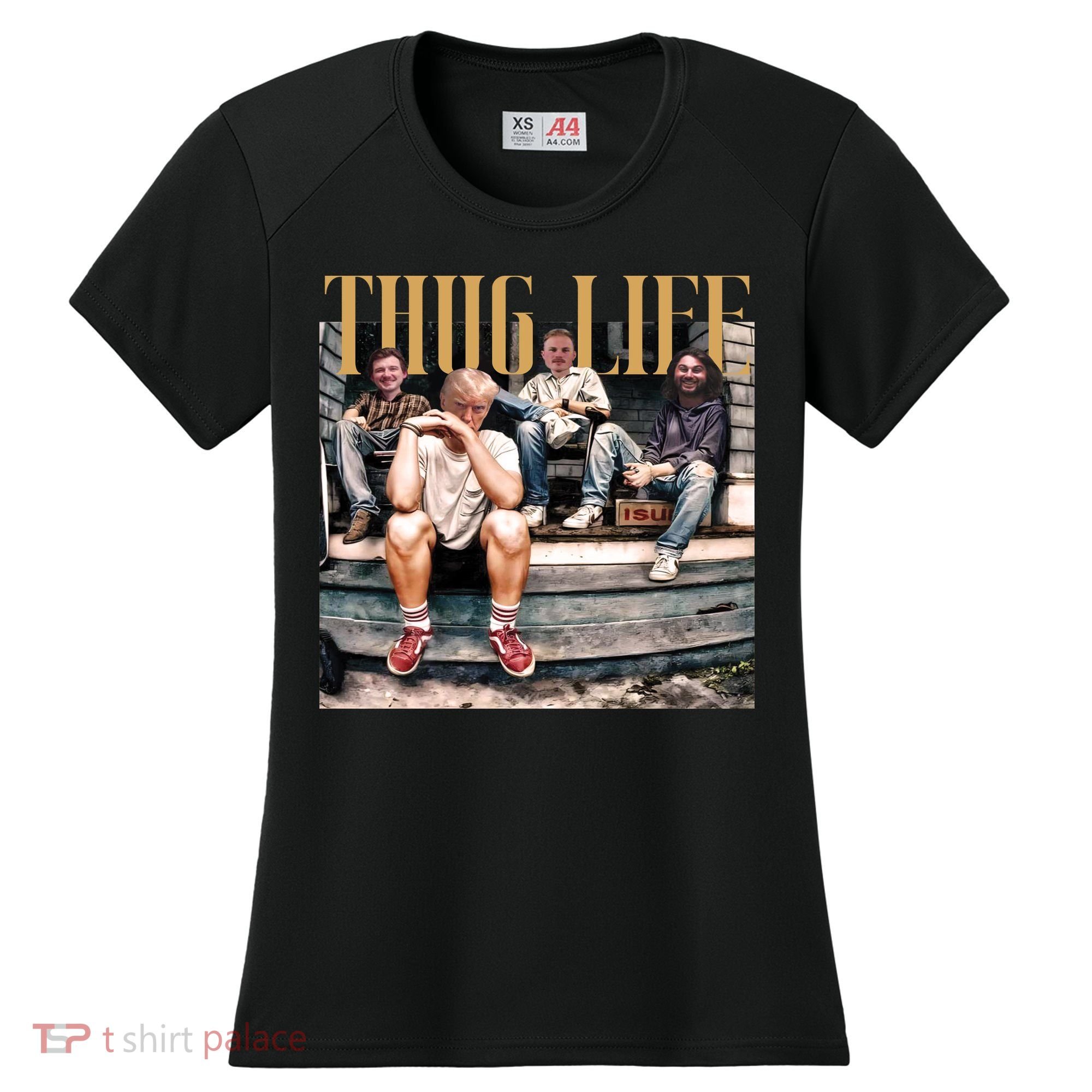 Cool Donald Trump Thug Life Women's Cooling Performance Crew T-Shirt
