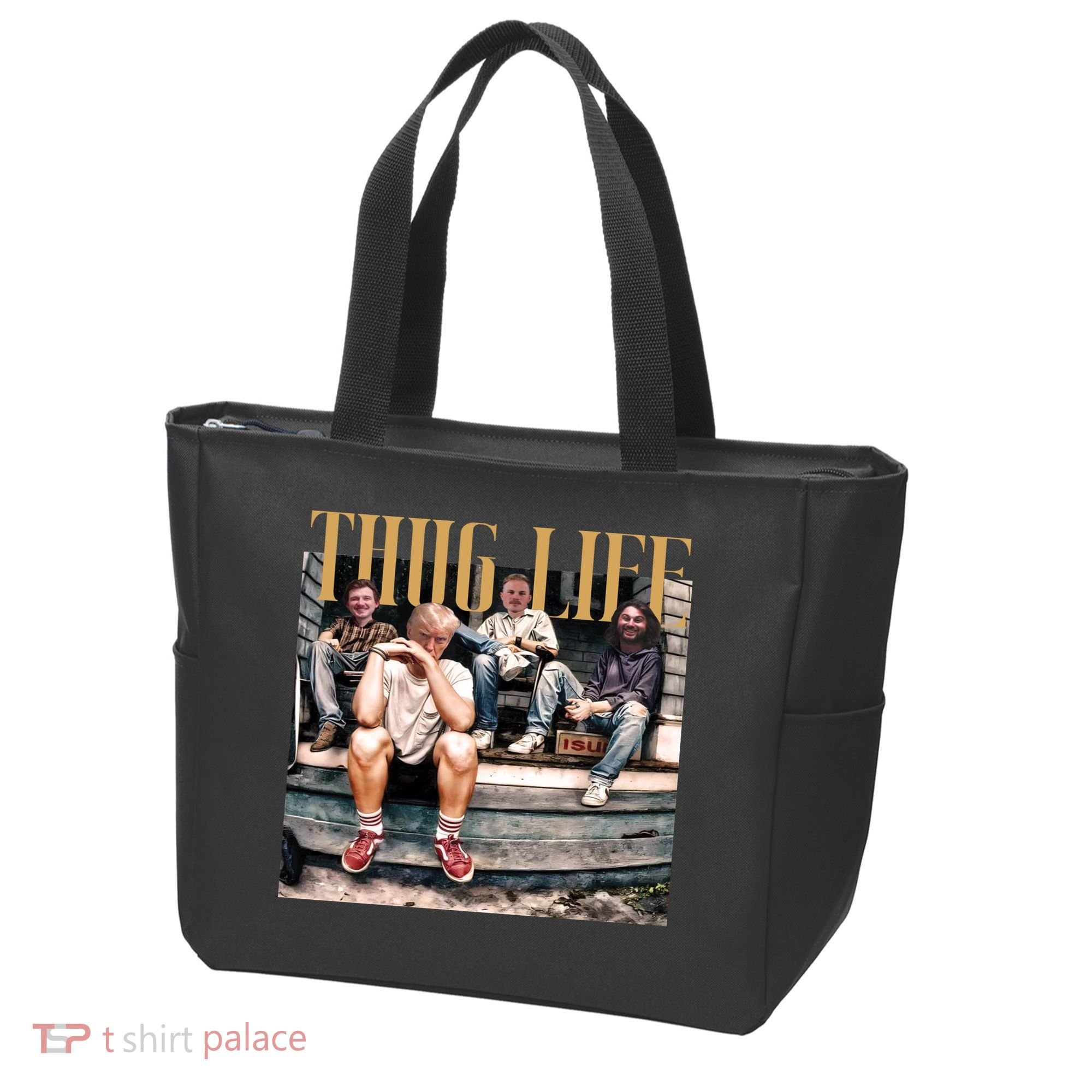Cool Donald Trump Thug Life Tote Bag