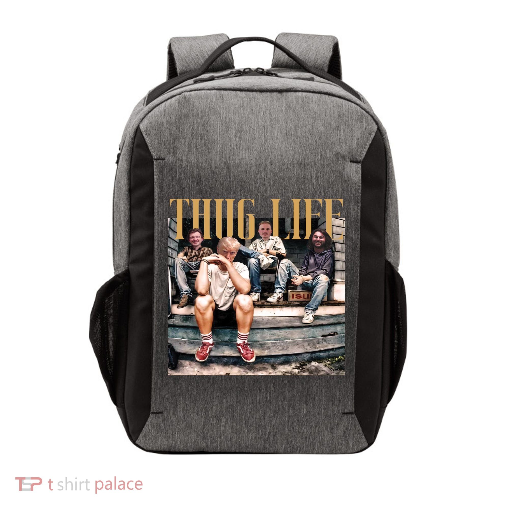 Cool Donald Trump Thug Life Vector Backpack