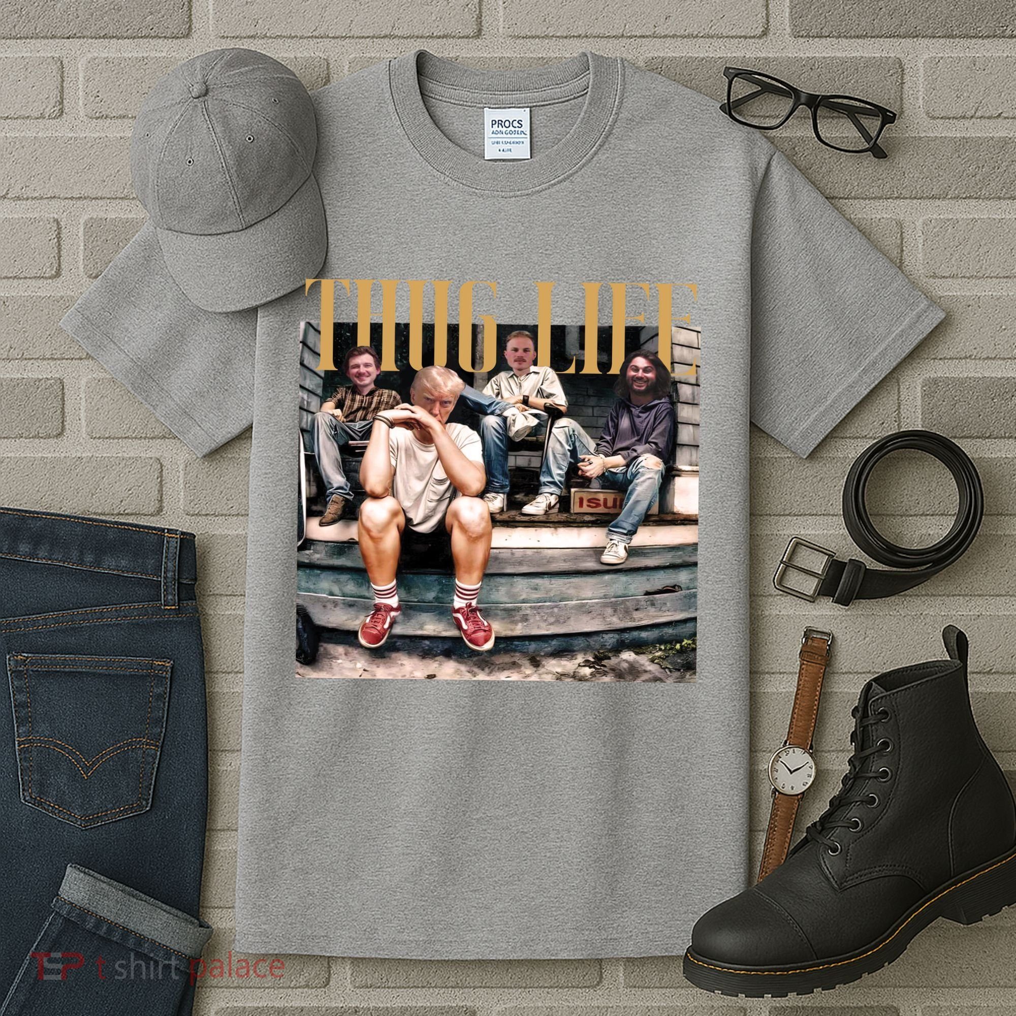 Cool Donald Trump Thug Life Tall T-Shirt